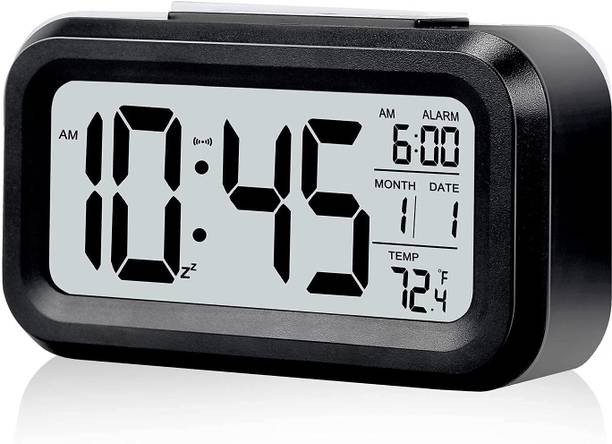 EBM Digital Black Clock
