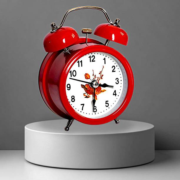 sunshub Analog Red Clock