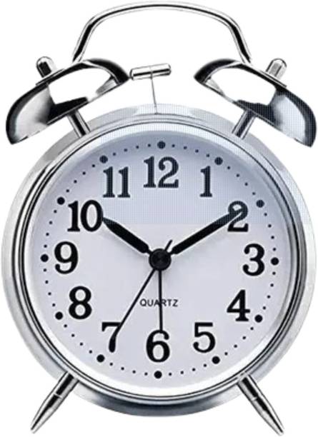 Kyotobag Analog Silver Clock