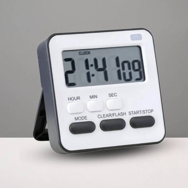 YELONA Digital Black Clock