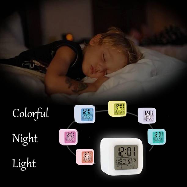 VOLTegIC Digital White Clock