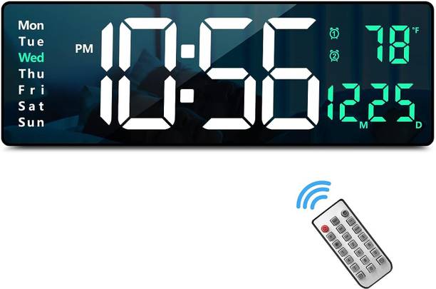 VIRZA TRADE Digital Green Clock
