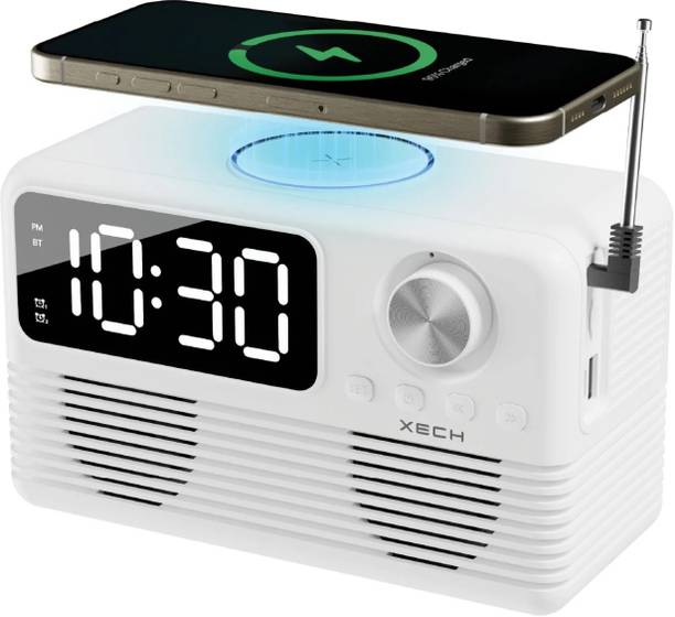 xech Digital White Clock