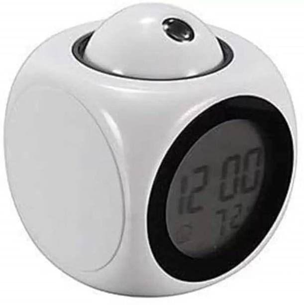 JANMESH ENTERPRISES Digital White Clock
