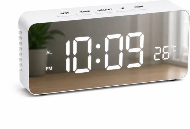PREM HARI Digital White Clock