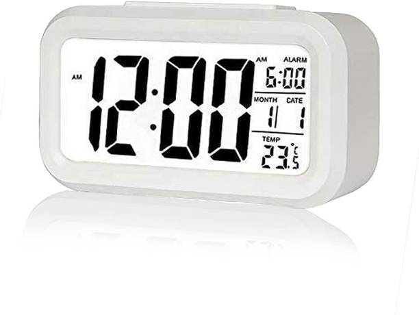 GripIt Digital White Clock