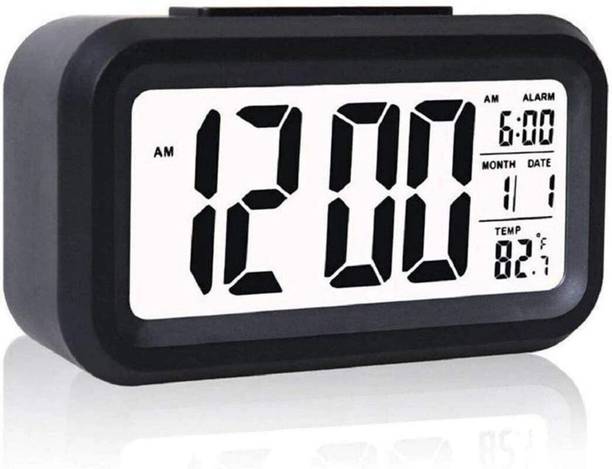 CANDYVILLA Digital Black Clock