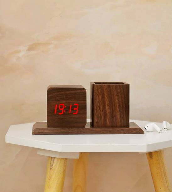 The Procure Store Digital Brown Clock