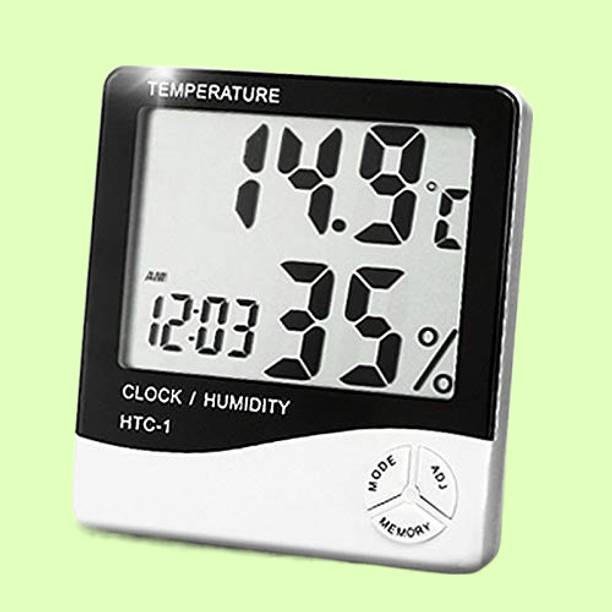 YOGI-TECH Digital White Clock