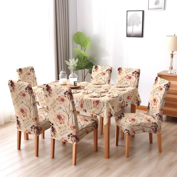 DECORIAN Floral 6 Seater Table Cover