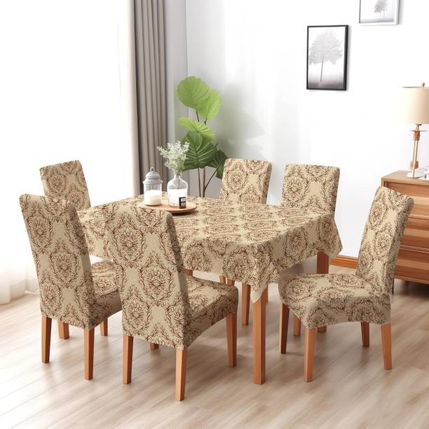DECORIAN Floral 6 Seater Table Cover