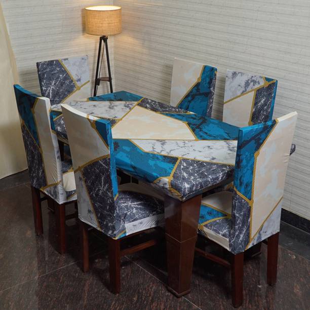 Eleganta Printed 6 Seater Table Cover