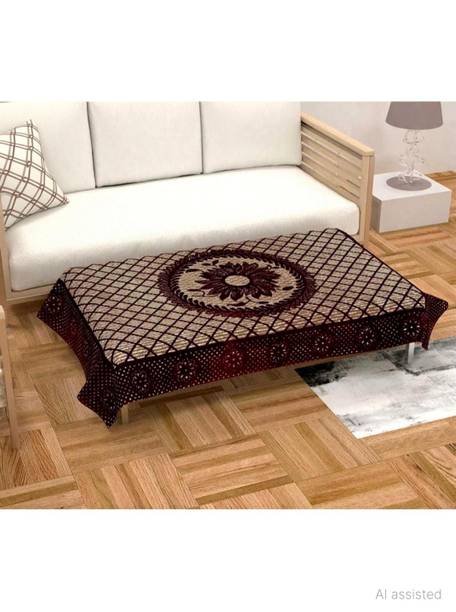 LA MANTTA Velvet 4 Seater Graphic Table Cover