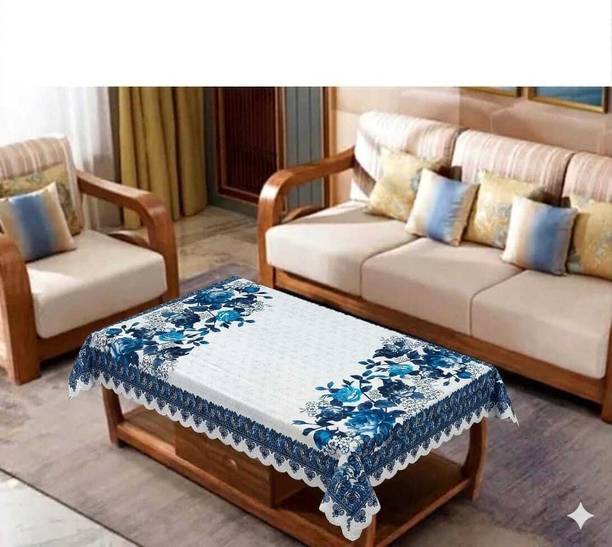 SHREE SHYAM ENTERPRISE Velvet 4 Seater Floral Table Cover