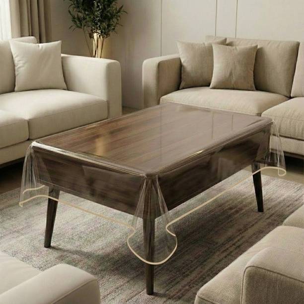 Zyraan Decor PVC 4 Seater Solid Table Cover