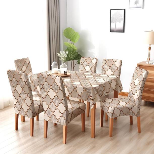 DECORIAN Floral 6 Seater Table Cover