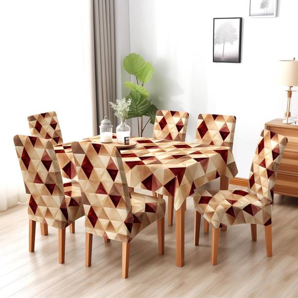 DECORIAN Floral 6 Seater Table Cover