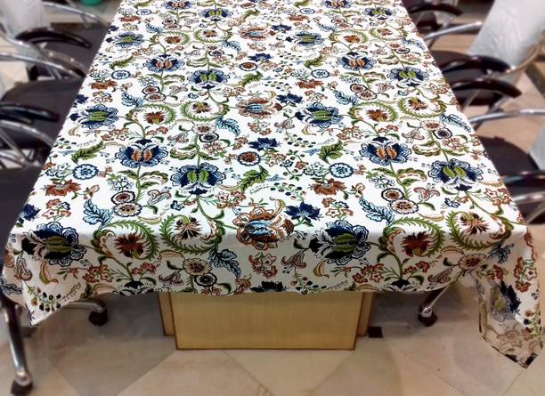 Miyanbazaz Floral 6 Seater Table Cover