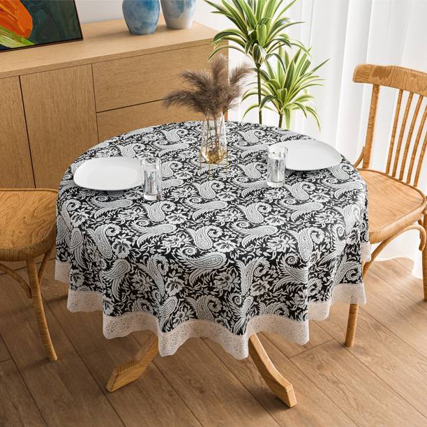 KUBER INDUSTRIES PVC 4 Seater Self Design Table Cover