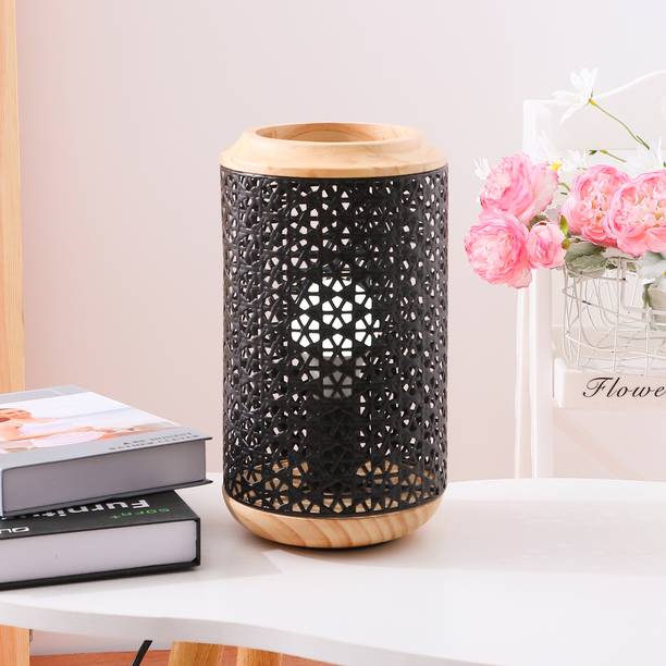 The Better Home Table Lamp Table Lamp (15 cm, Black)