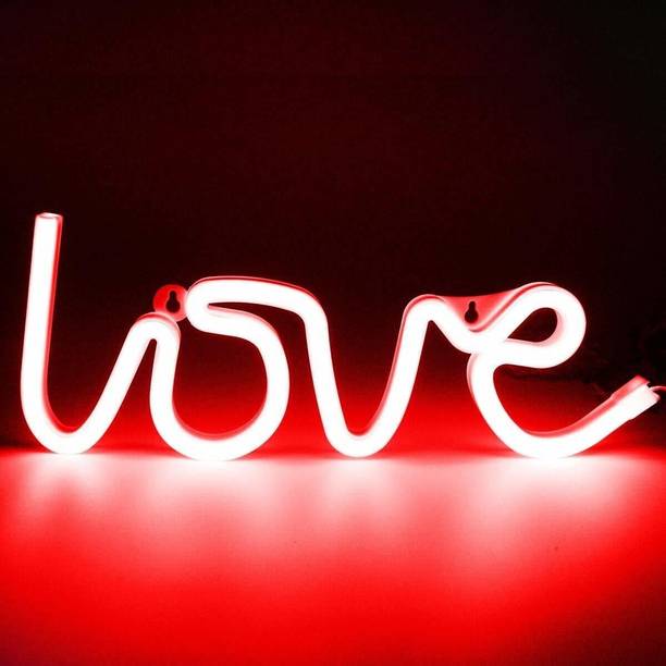 Satyam Kraft Love Design Neon LED Light for Room and Home Decorat