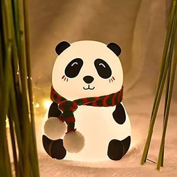 JESAL New Silicone Panda Touch LED Lamp Night Light For Kids Panda Lover Gifts For kid  - 15 cm