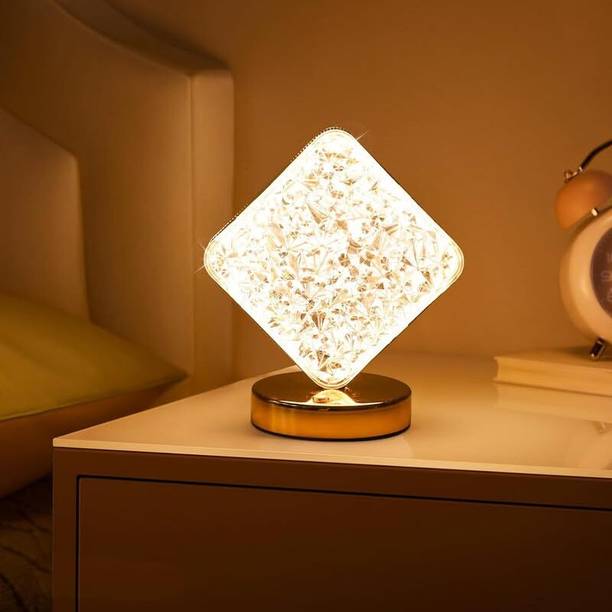 The Vogue Nation Crystal Square Shape Lamp USB Recharge...