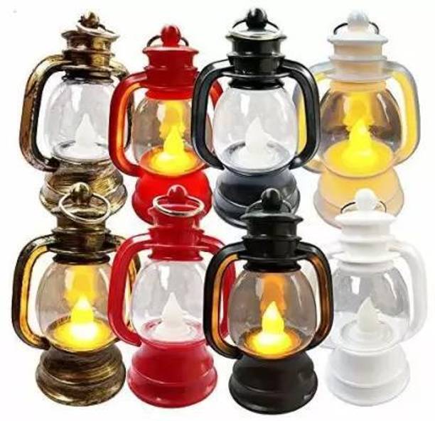tmlovelty Hanging LED Flameless Small Candle Lantern Realistic Swing Wave Candle 12psc Night Lamp