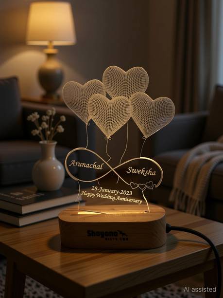 Shayona Happy Wedding Anniversary Night Lamp