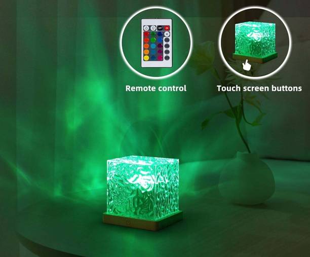 NKL BEST 3D Ocean Wave Projector Lamp Romantic LED Night Light With Remote_UE560 Table Lamp