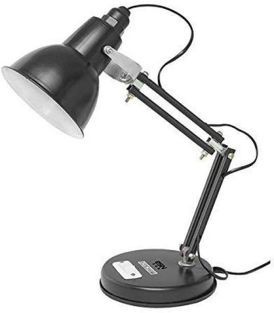 Satish eShop Aluminium Lamp, Black, Pack of 1 Table Lamp