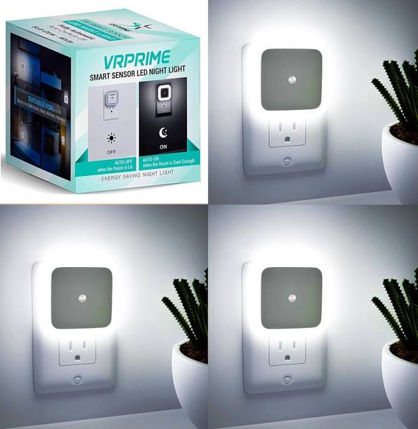 VRPRIME Night Lamp Sensor Light for Bedroom Bed Side Home |Smart Automatic ONOFF LED Smart Sensor Light