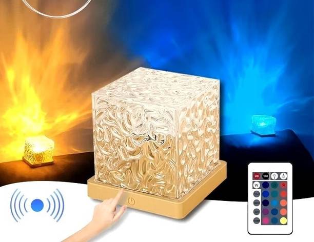 NKL BEST 3D Ocean Wave Projector Lamp Romantic LED Night Light With Remote_UE521 Table Lamp