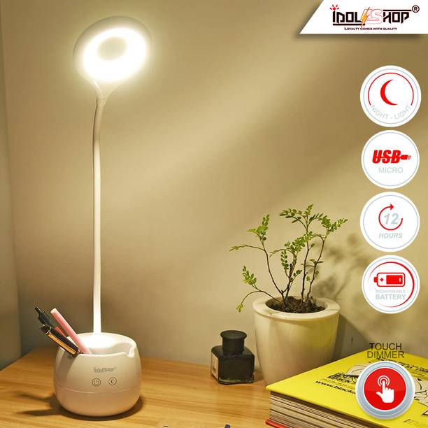 iDOLESHOP Long Arm Study Desk Light with 3 Shades Touch Control L