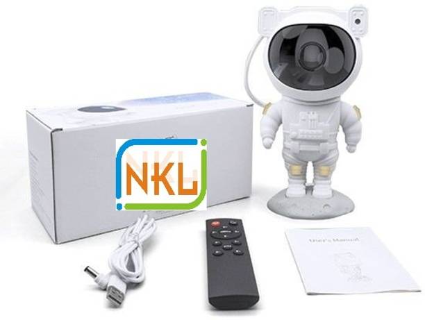 NKL Galaxy Astronaut Projector Lamp with Remote 360° Adjustable Bedroom, Home_VR46 Night Lamp