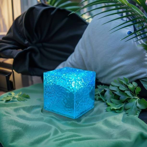 NKL BEST 3D Ocean Wave Projector Lamp Romantic LED Night Light With Remote_UE702 Table Lamp