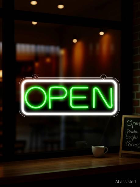 ilery Open Led Neon Sign Board Night Lamp