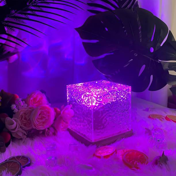 NKL BEST 3D Ocean Wave Projector Lamp Romantic LED Night Light With Remote_UE573 Table Lamp