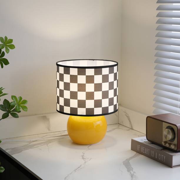 The Better Home Table Lamp for Study Table Lamp (24 cm, White)