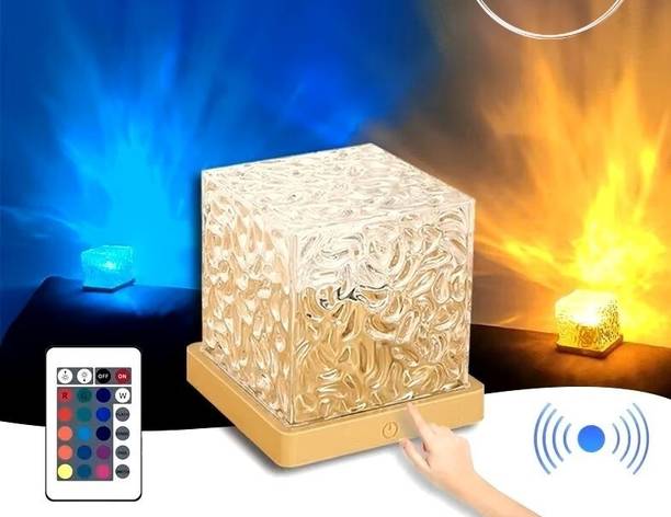 NKL BEST 3D Ocean Wave Projector Lamp Romantic LED Night Light With Remote_UE520 Table Lamp