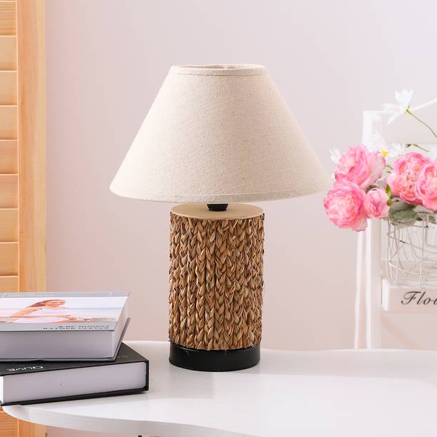 The Better Home Table Lamp Table Lamp (24 cm, Beige)