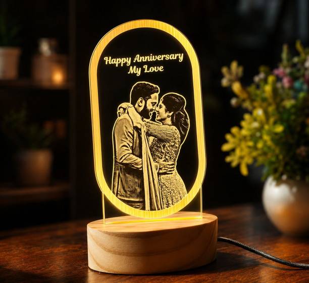 MintolaPly Frame Birthday Gift For Wife love wife Table Lamp