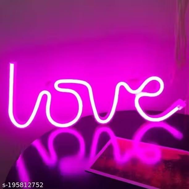 CRENTILA Love Neon Led Light Sign for Love Room Decoration Accessory, Love Lighting gift, Night Lamp