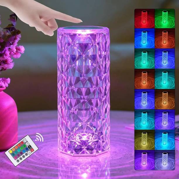 hexa hub Crystal Rose Diamond 16 Color RGB Lights LED Night Light