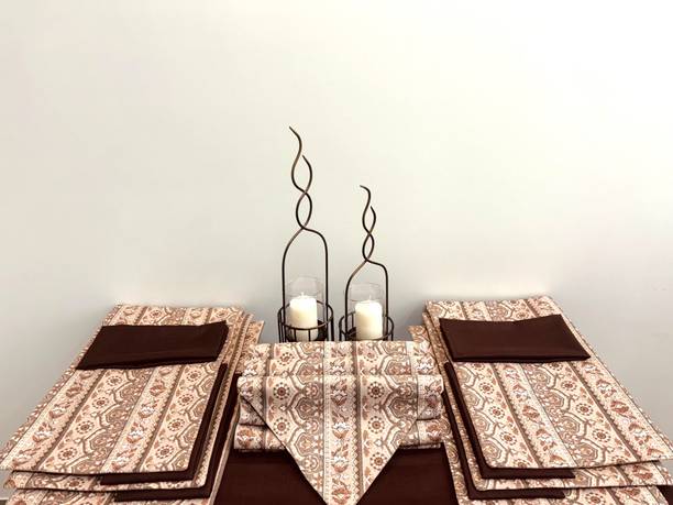 cassa de lusso Brown Table Linen Set
