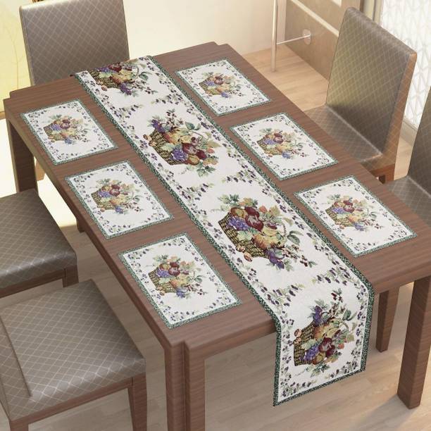 Waco creation Multicolor Organic Cotton Table Linen Set