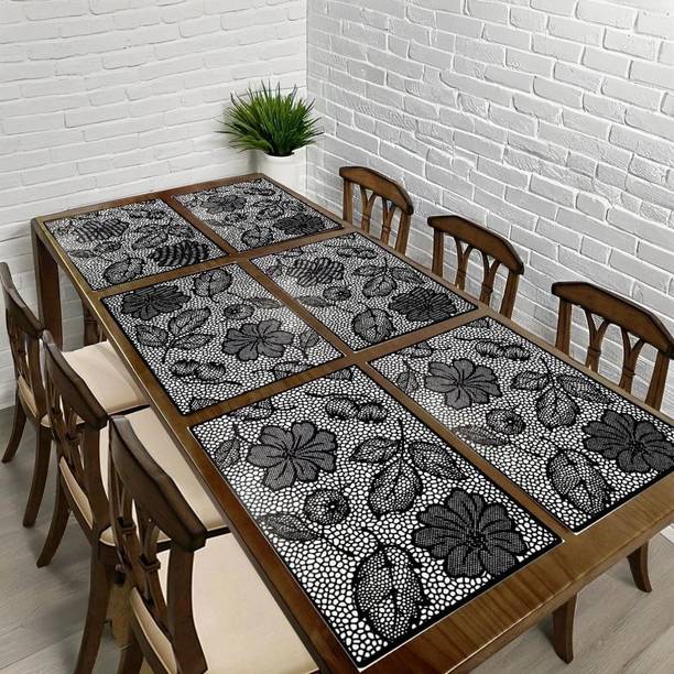REVEXO Rectangular Pack of 6 Table Placemat