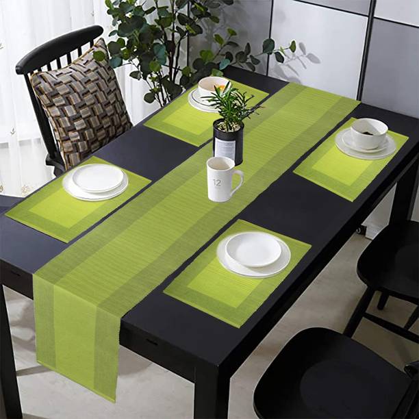 Lushomes Rectangular Pack of 5 Table Placemat