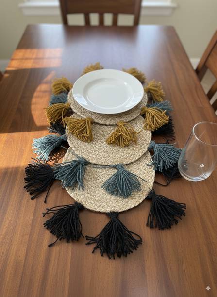 pjute Cut Corner Pack of 3 Table Placemat