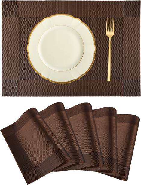KUBER INDUSTRIES Rectangular Pack of 6 Table Placemat